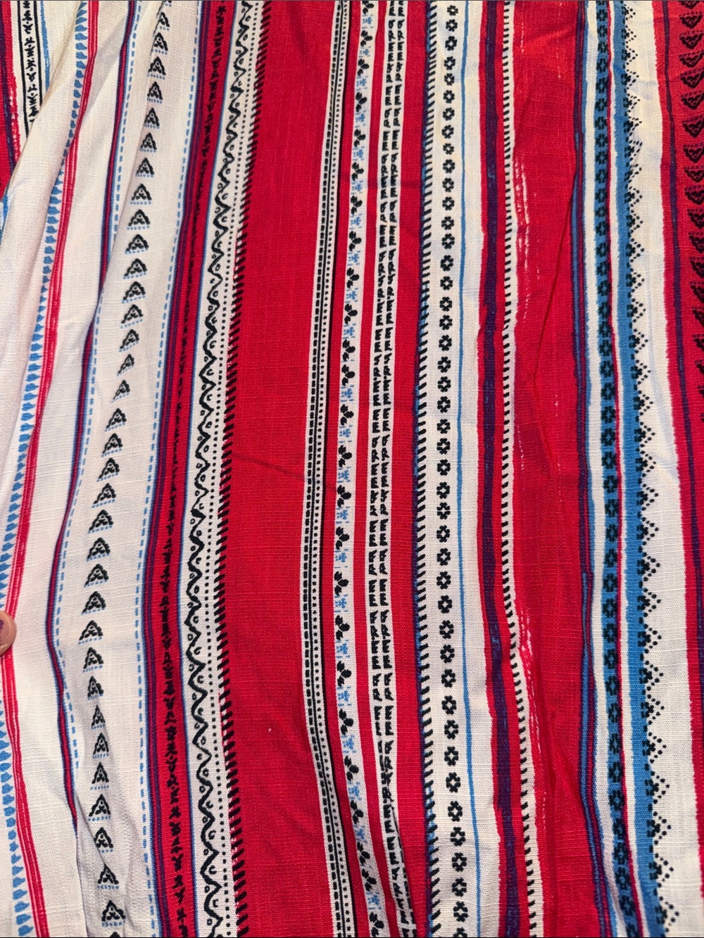 🆕 Blue B Hot Pink, Blue & White Striped Wrap Bodysuit w Lace Snap Bottom M NWT🔥🔥 - Picture 8 of 8